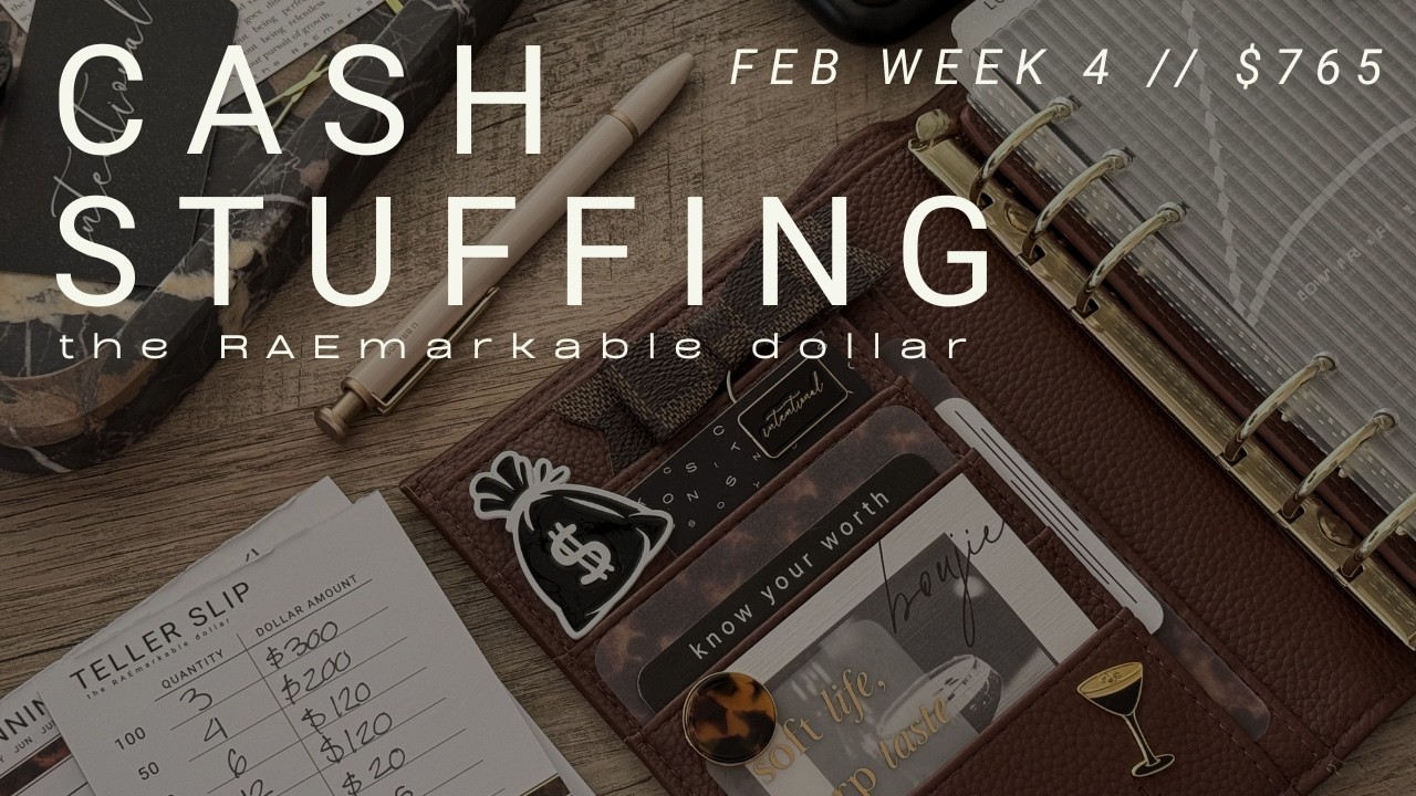 CASH ENVELOPE STUFFING // FEBRUARY WEEK 4 // $765 // SINKING FUNDS // HOW I BUDGET USING CASH //