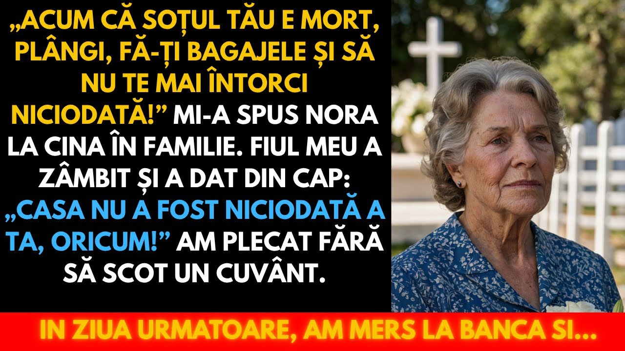 Am fost alungată din casa după moartea soțului — Ce am făcut apoi i-a lăsat fără cuvinte