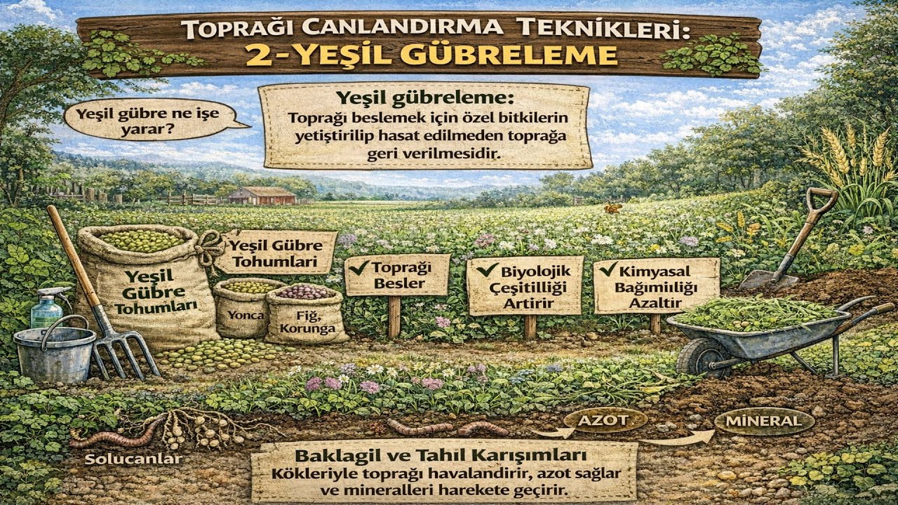 Toprağı Canlandırma Teknikleri | 2 - Yeşil Gübreleme
