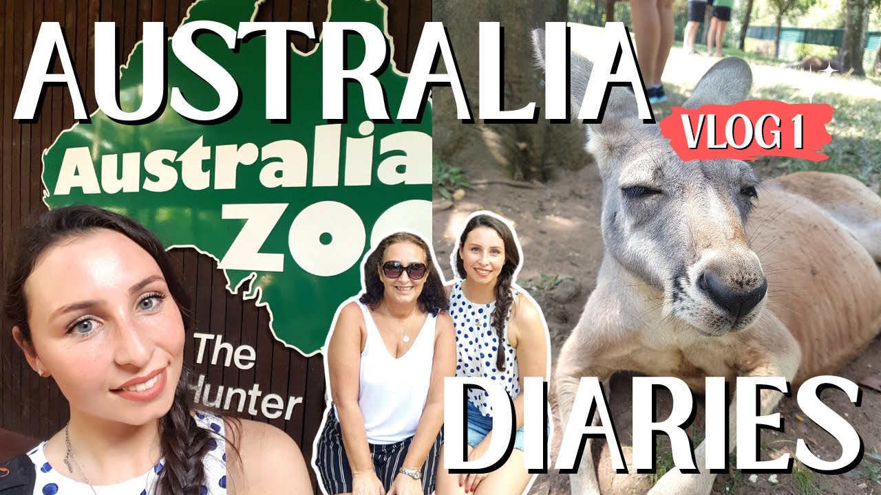 Australia Zoo - The Home of Steve Irwin, The Crocodile Hunter, Brisbane! AUSTRALIA VLOG 1!🦘🌏