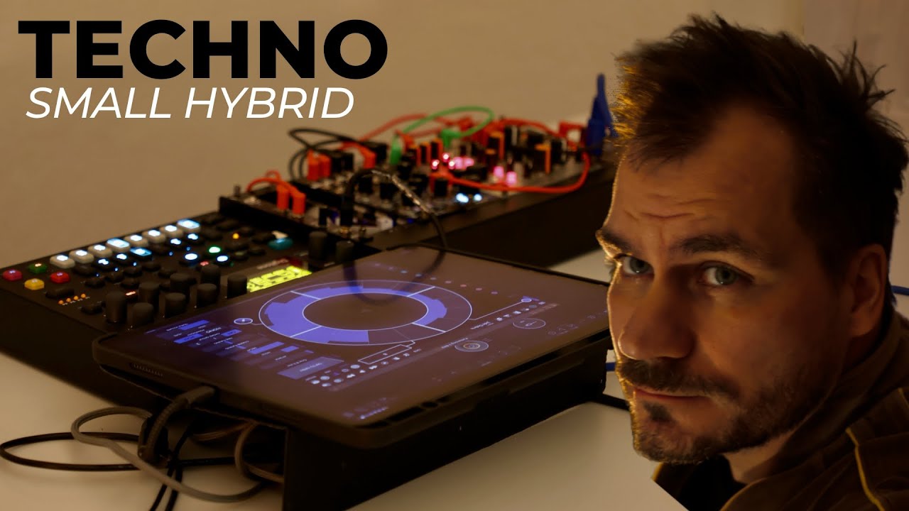Small Hybrid Techno Setup | Digitone + Ipad + Modular