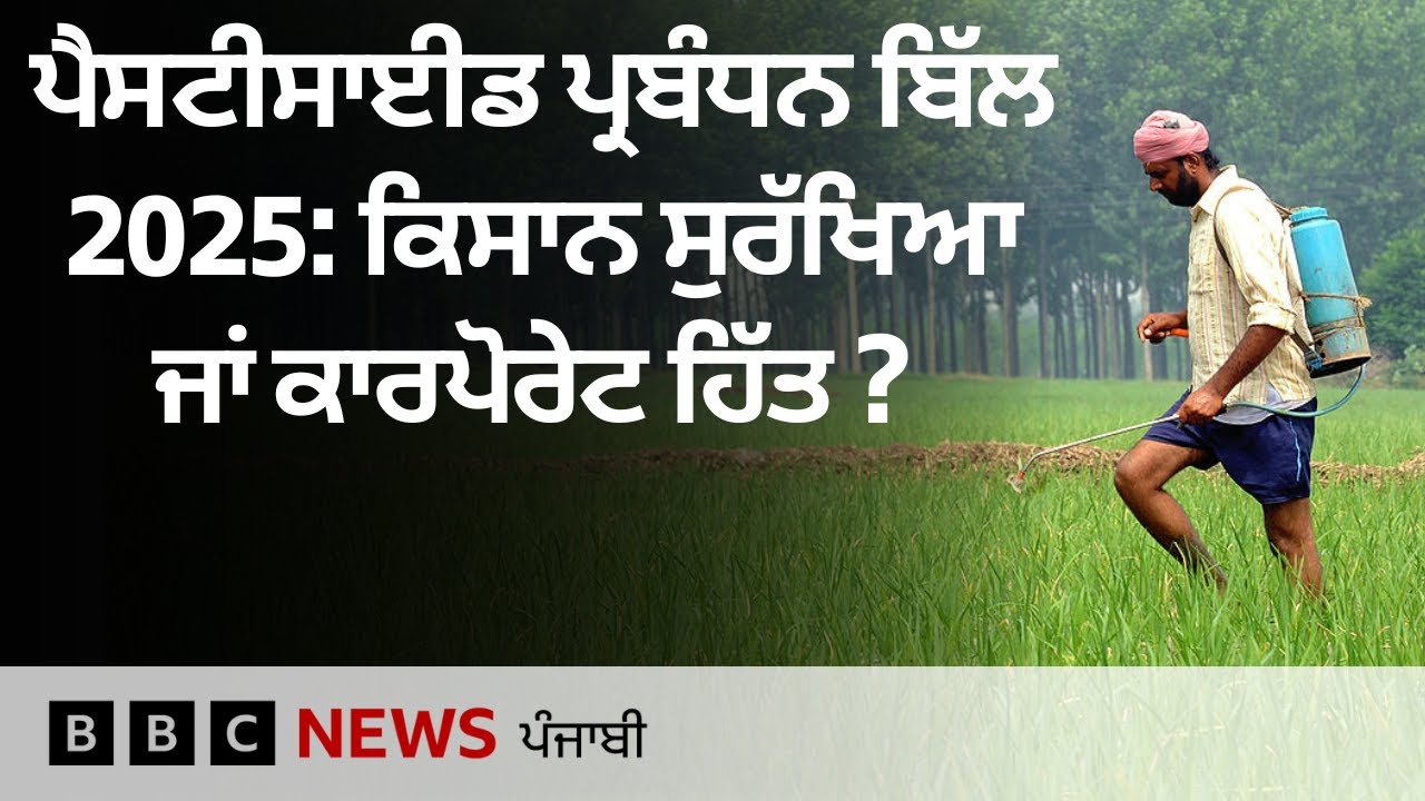 Pesticides Management Bill 2025 ਵਿੱਚ ਕੀ ਖਾਸ ਲਿਆਂਦਾ ਜਾ ਰਿਹਾ ਹੈ?| 𝐁𝐁𝐂 𝐏𝐔𝐍𝐉𝐀𝐁𝐈