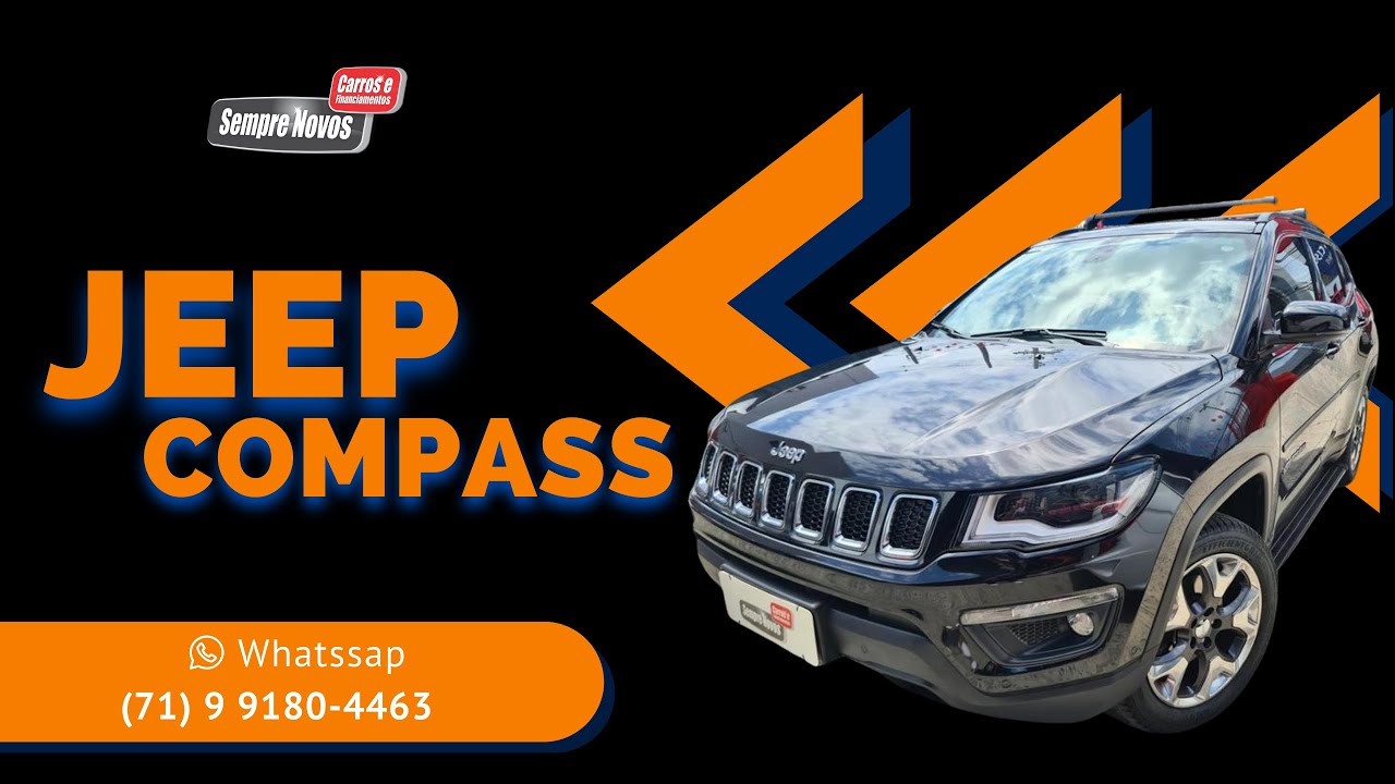 JEEP COMPASS LONGITUDE 4X4 2.0 DIESEL 2020 - IMPEC&Aacute;VEL