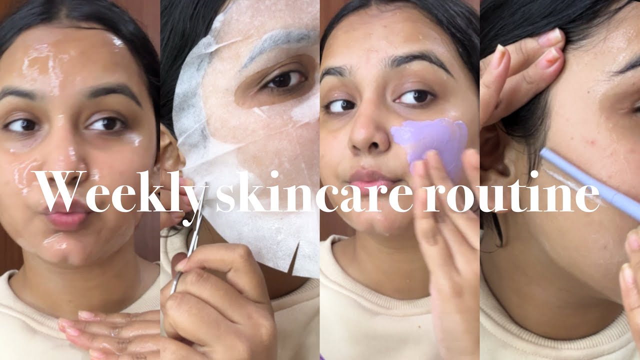 Weekly skincare routine for a quick glow up 🫧🤍