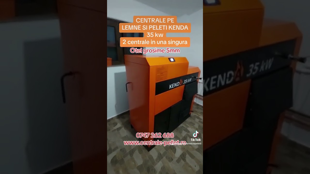 Centrala pe lemne si peleti Kenda