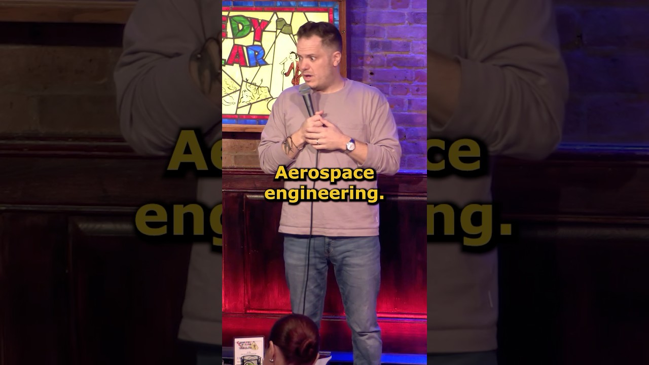 Aerospace Engineer #funny #jokes #crowdwork #standupcomedy #comedy