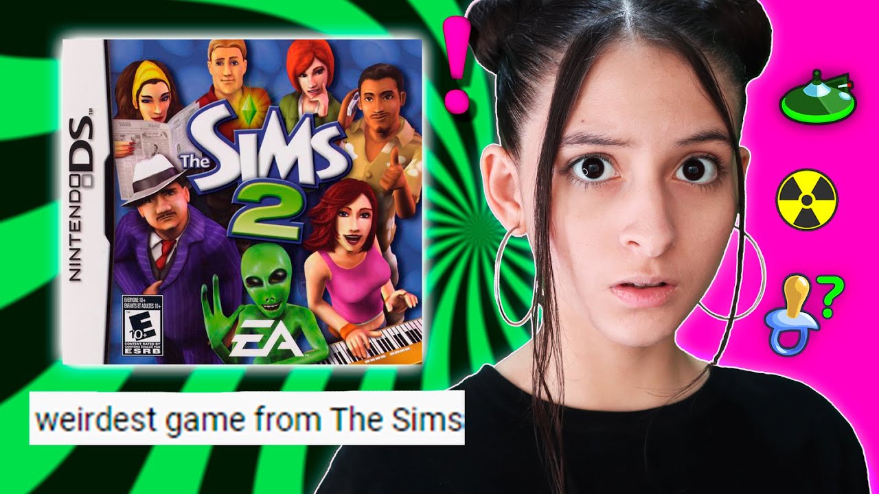 sims 2 for nintendo DS is *cursed* lol
