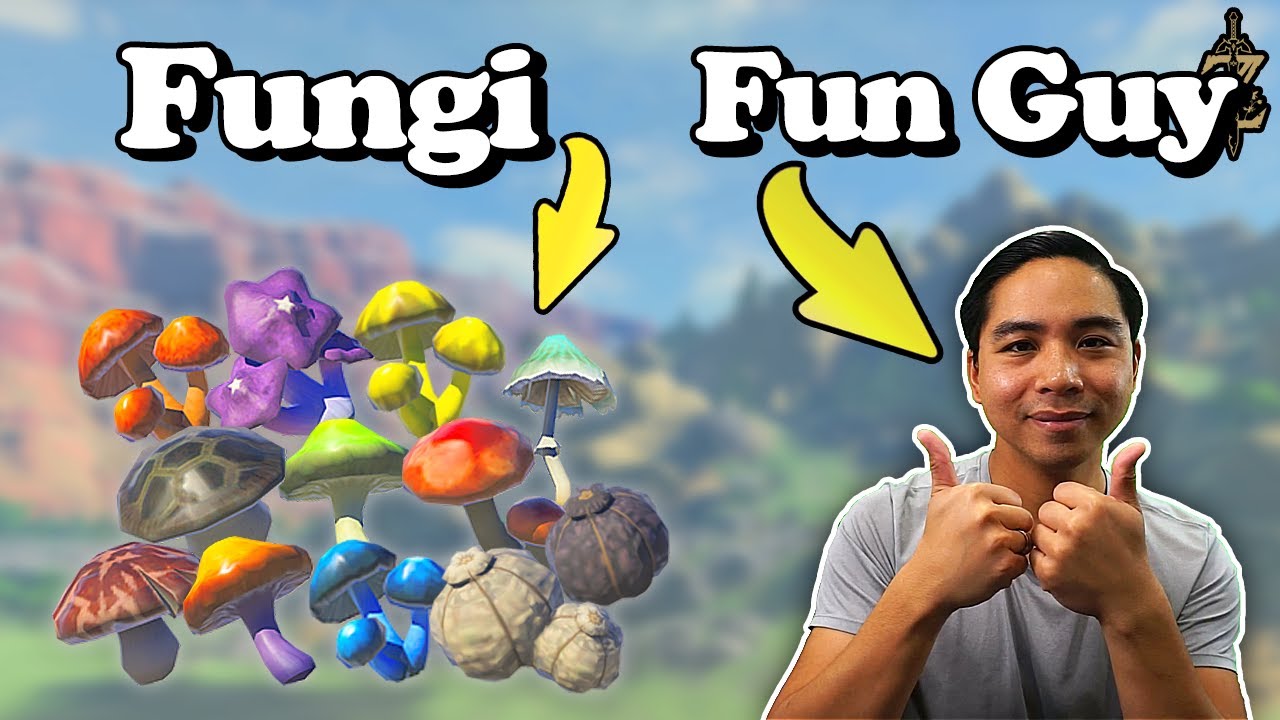 ALL Fungi/Mushroom Farming in Zelda Breath of The Wild | BotW