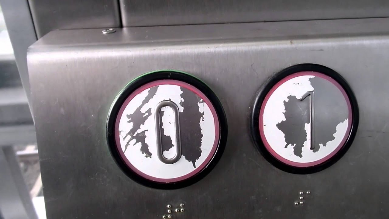 2012 ThyssenKrupp MRL traction elevators @ Appelhülsen railway station, Germany