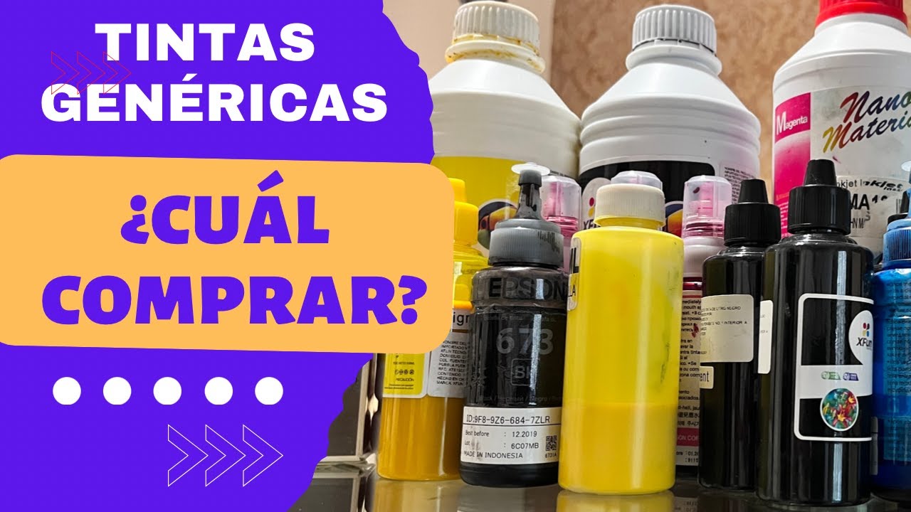 ¿Qué marca de tintas genéricas debo comprar?