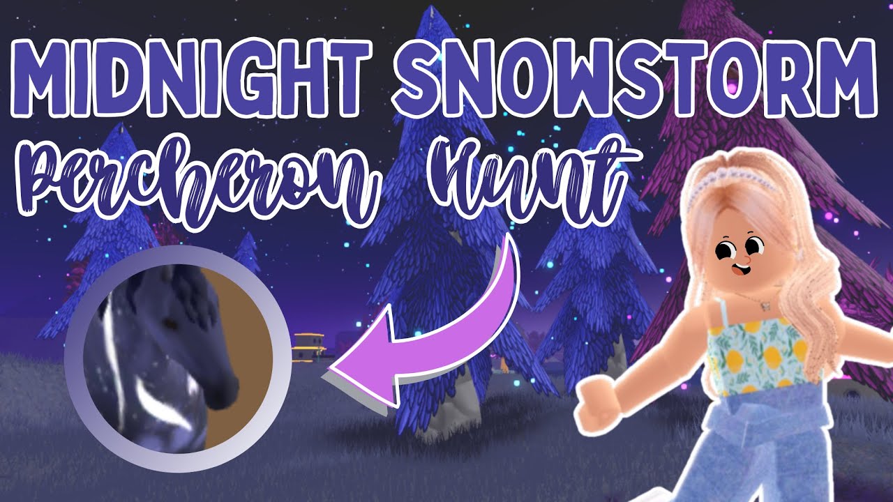 Hunting for the *MIDNIGHT SNOWSTORM PERCHERON* | Wild Horse Islands