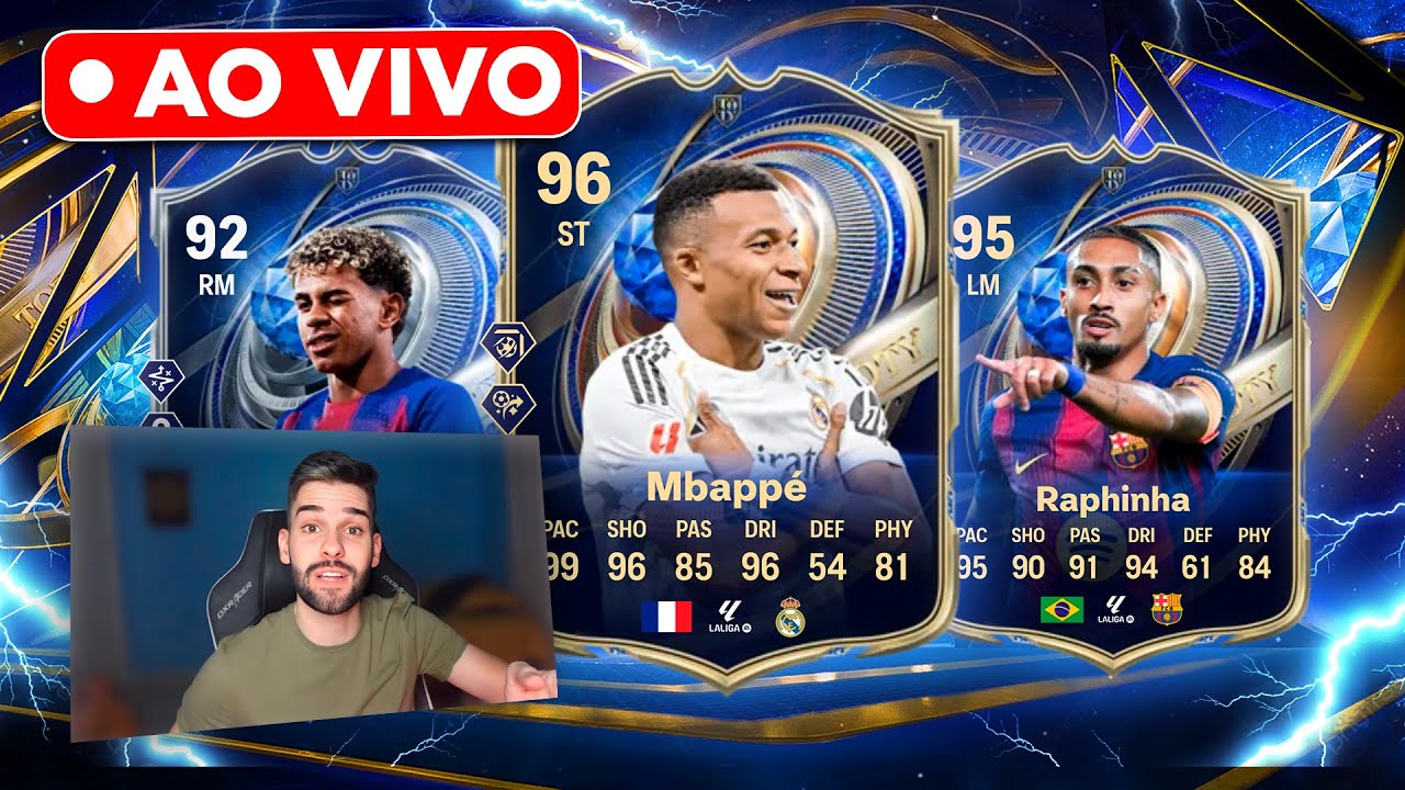 🚨AO VIVO! MAIS UM TOTY NO MELHOR PACK! ULTIMATE TEAM EAFC 26