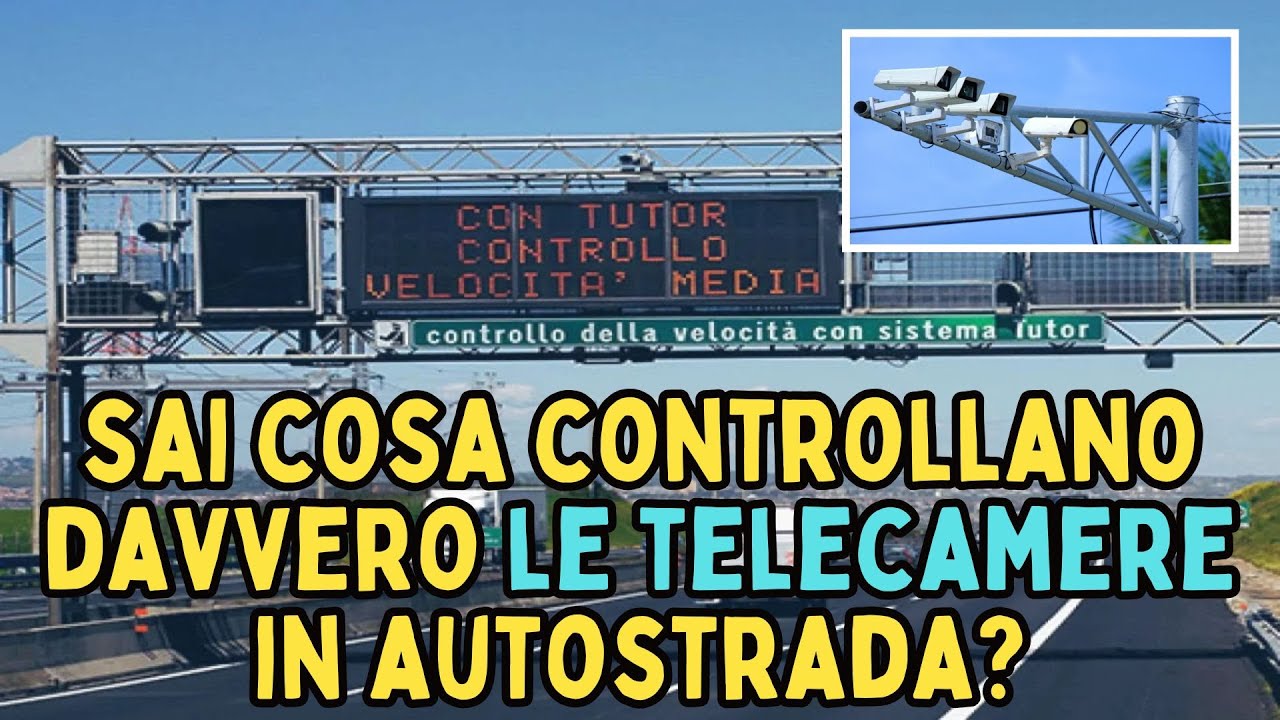 NON SOLO VELOCITÀ: IN AUTOSTRADA E AI CASELLI TELECAMERE TI MULTANO E CONTROLLANO OGNI TUO MOVIMENTO