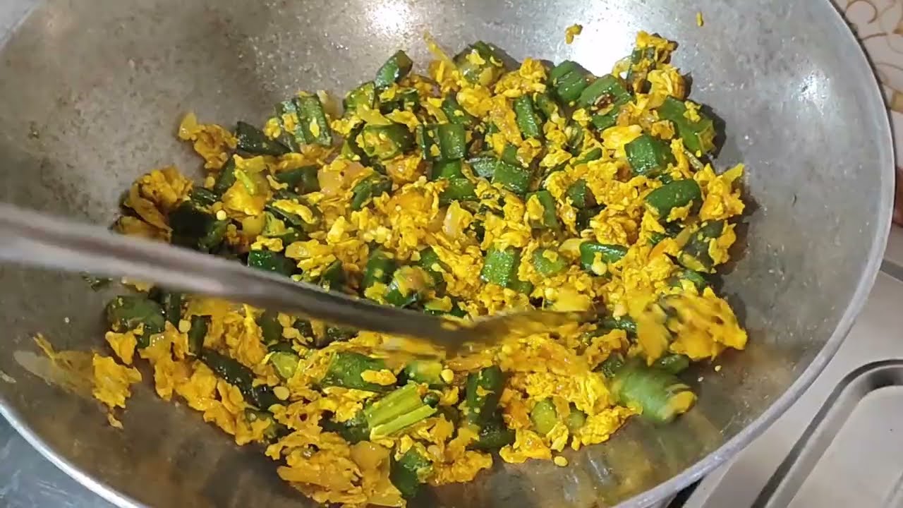 Egg Lady's Finger Fry Recipe | Okra Fry with Egg Recipe 2026