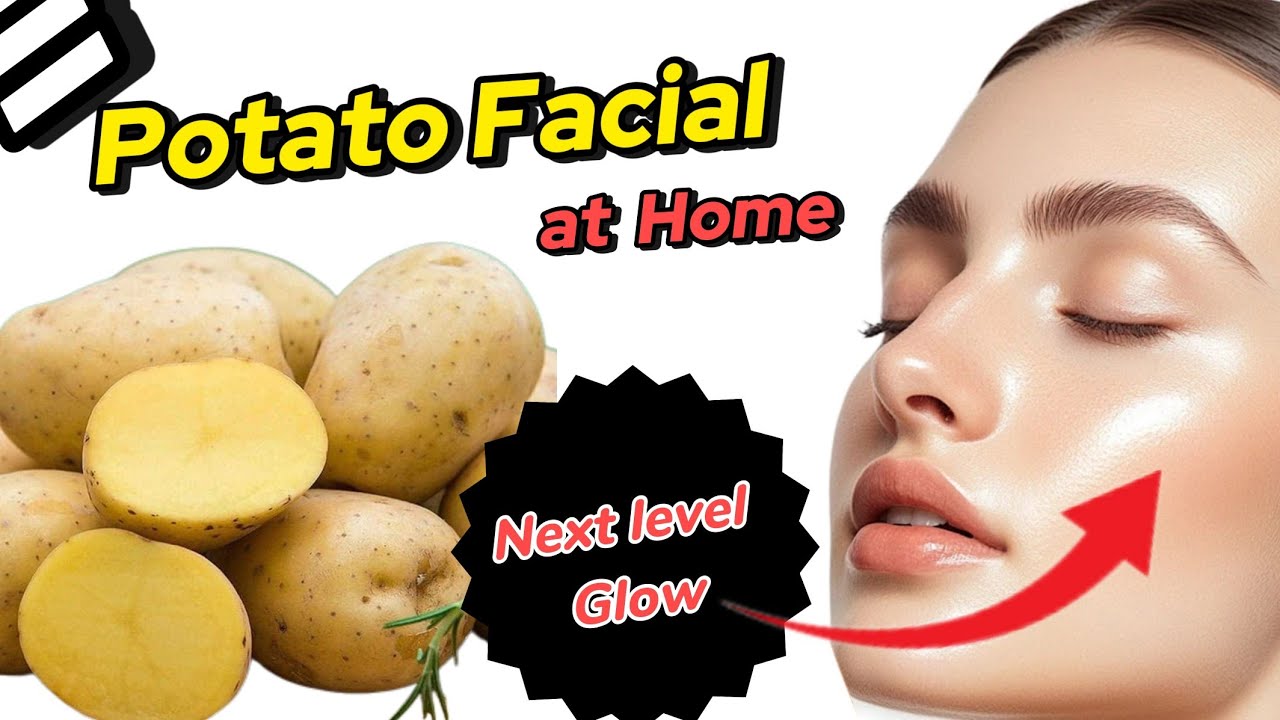 Potato Facial for INSTANT SKIN Lightening and Brightening🔥 - Step by Step