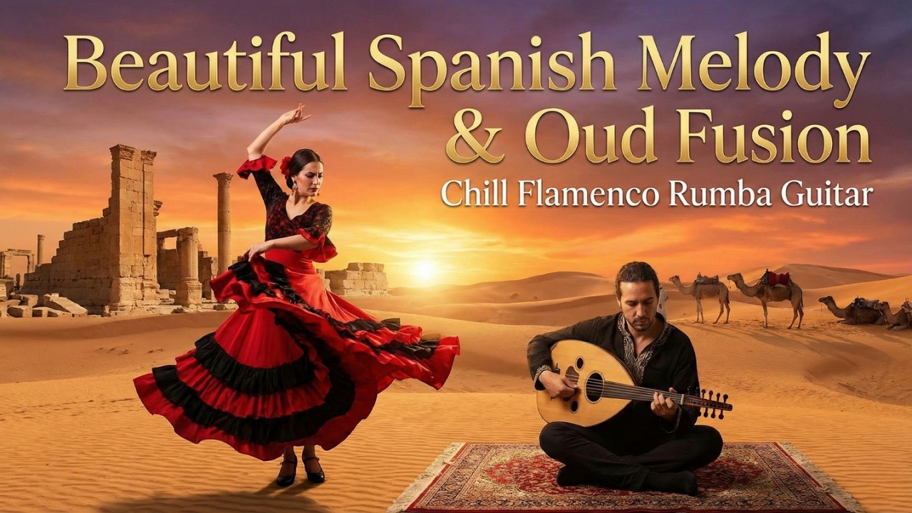 Beautiful Spanish Melody & Oud Fusion – Chill Flamenco Rumba Guitar