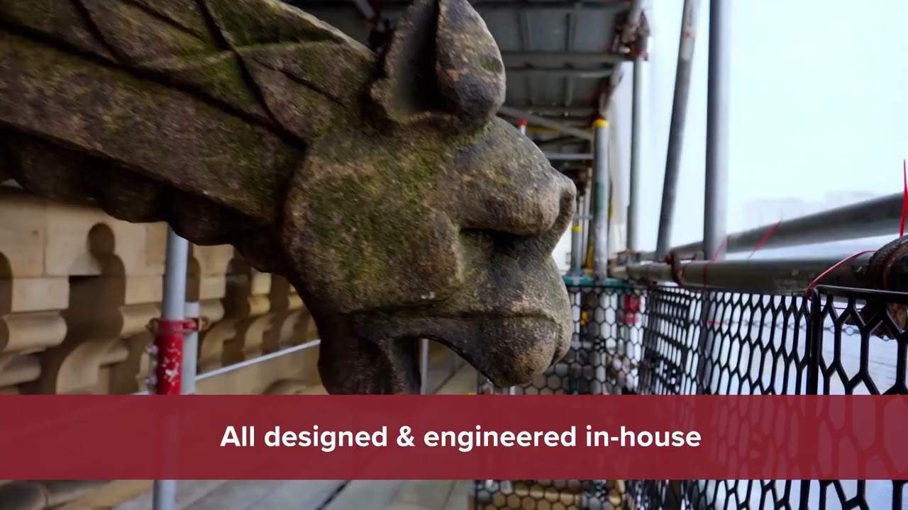 Manchester Town Hall - scaffolding solution from Brand Access Solutions