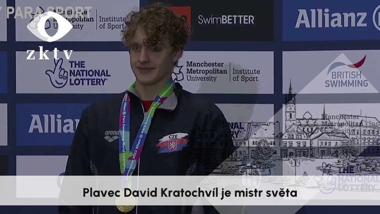 Plavec David Kratochvíl je mistr světa