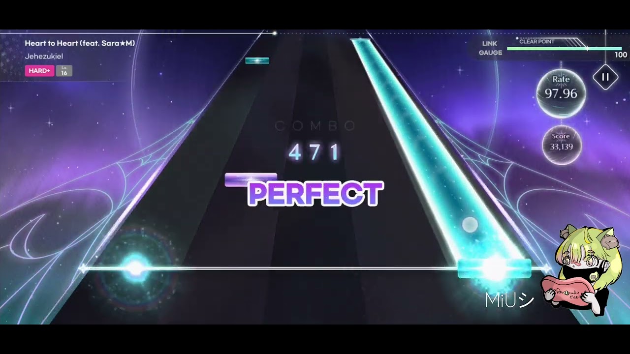 Heart to Heart - hard+ lvl 16 [ALL COMBO] «KALPA» rhythm game