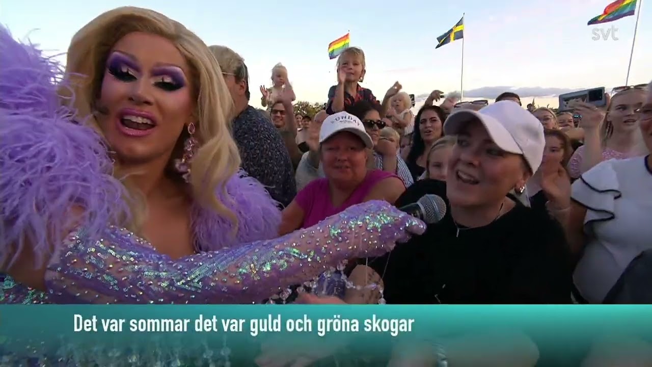 Allsång. Guld och gröna skogar, med Elegktra, Pernilla Wahlgren. Allsång på skansen 2024