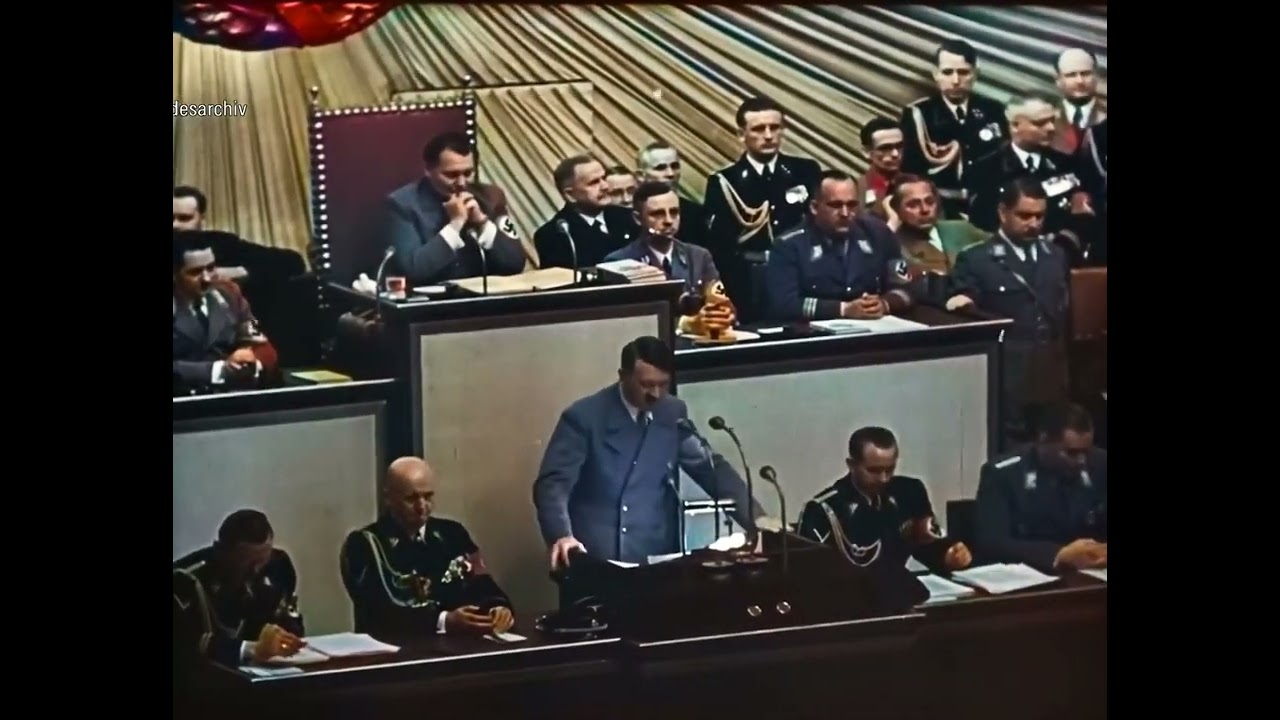 Adolf Hitler mówi po Polsku Przemówienie 1 września 1939 Bundestag- Napaść na Polskę