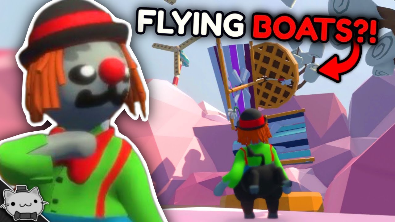 We BROKE The Newest HUMAN FALL FLAT LEVEL... (Candyland)