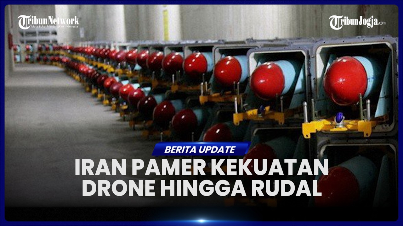 IRAN PAMERKAN MARKAS SENJATA BAWAH TANAH SAAT PERANG LAWAN AS ISRAEL, BERISI DRONE HINGGA RUDAL