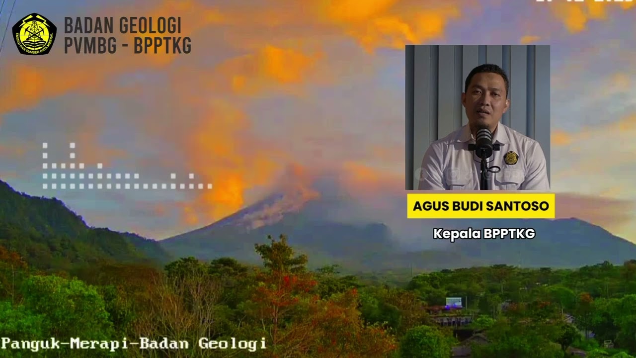 Keterangan Kepala BPPTKG Agus Budi, tentang kejadian Awan Panas Guguran Gunung Merapi  2 Okt 2025