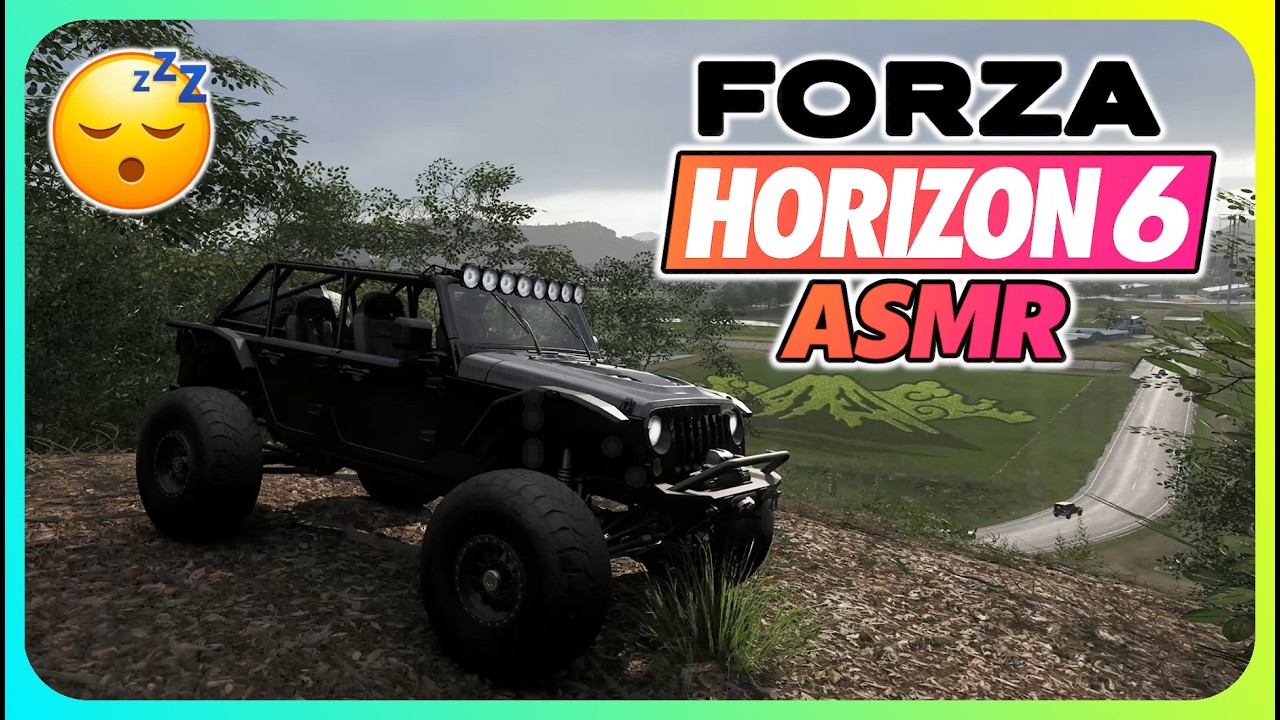 (ASMR) Расслабляющая поездка в Forza Horizon 6 (Поиск заброшенных автомобилей)