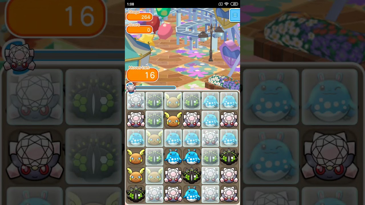 Pok&eacute;mon Shuffle Mobile Main Stage 264 - Hariyama