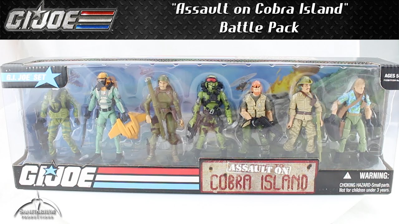 GI Joe Assault on Cobra Island Box Set Unboxing and Review