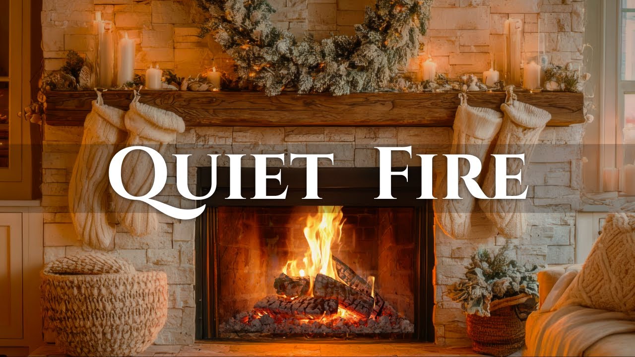 Gentle Fire Crackling & Warm Embers | Cozy Ambience for Sleep & Unwinding