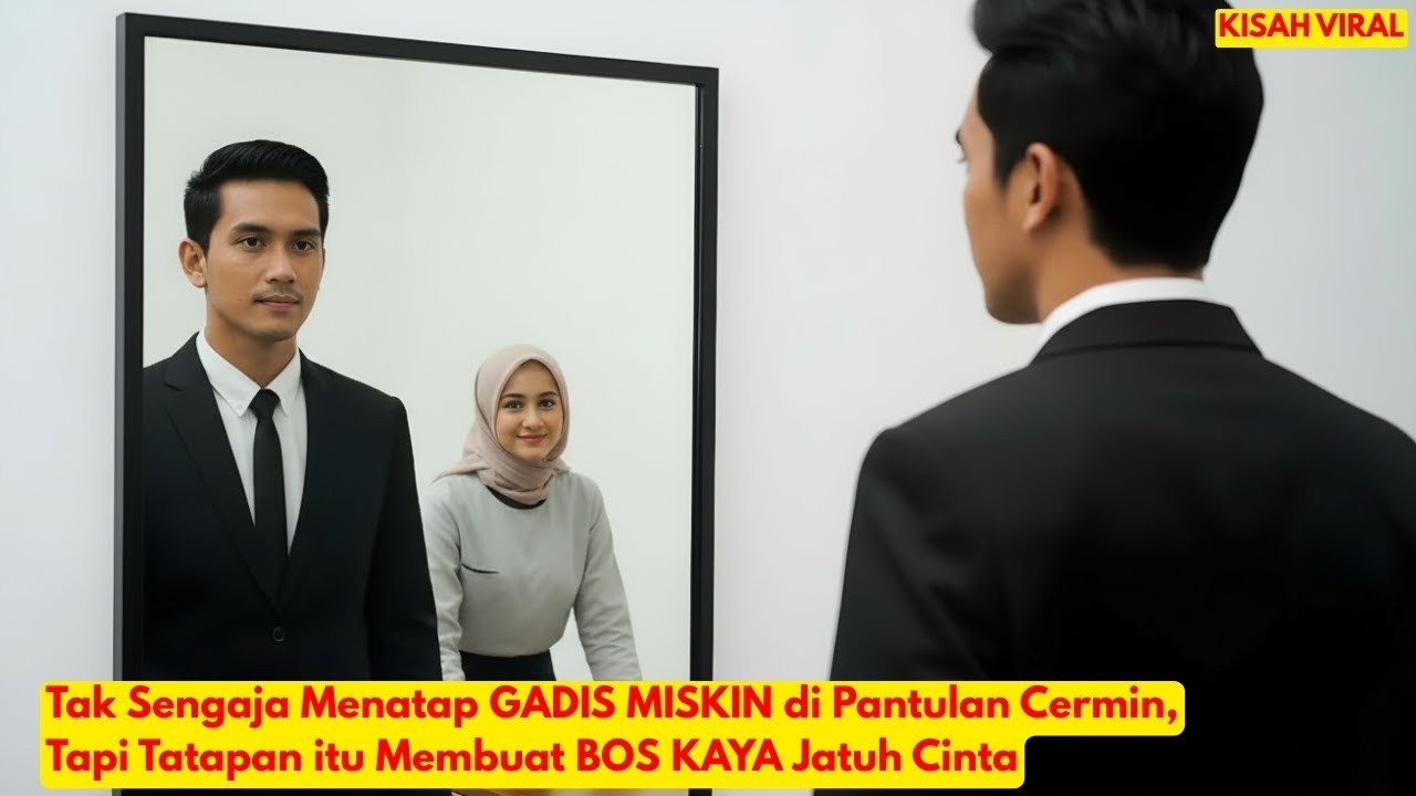 Tak Sengaja Menatap GADIS MISKIN di Pantulan Cermin, Tapi Tatapan itu Membuat BOS KAYA Jatuh Cinta.