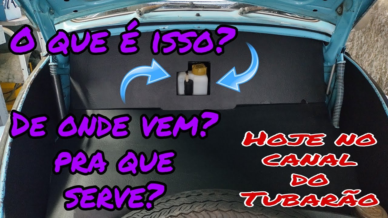 Reservatório do esguicho do para brisas Fusca episódio 28