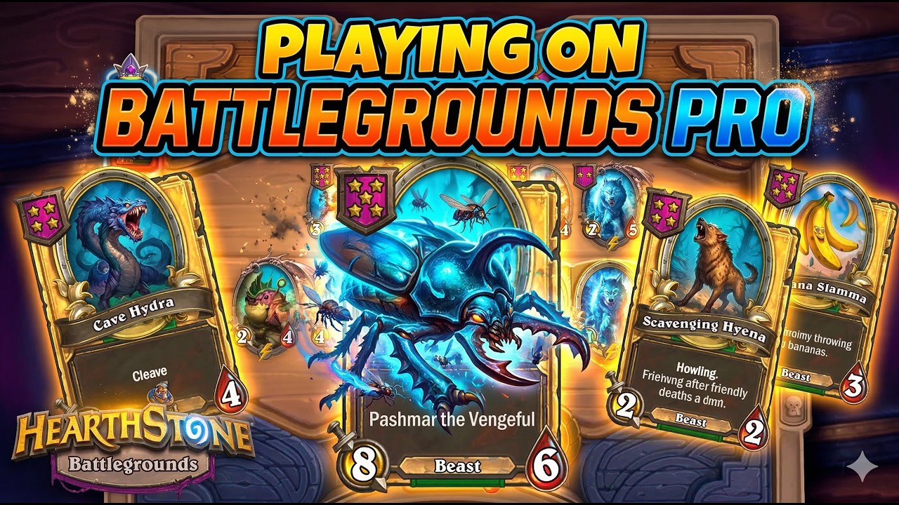 Hearthstone - Battlegrounds Perfect Beast Game!