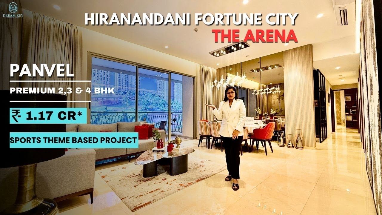 Hiranandani Fortune City Arena Panvel 2 & 4 BHK Sample Flat Tour & Review - 9930512171