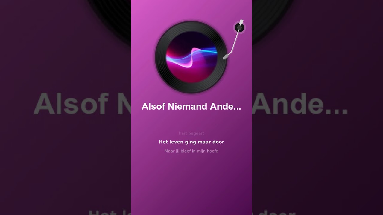 Alsof Niemand Anders Bestaat