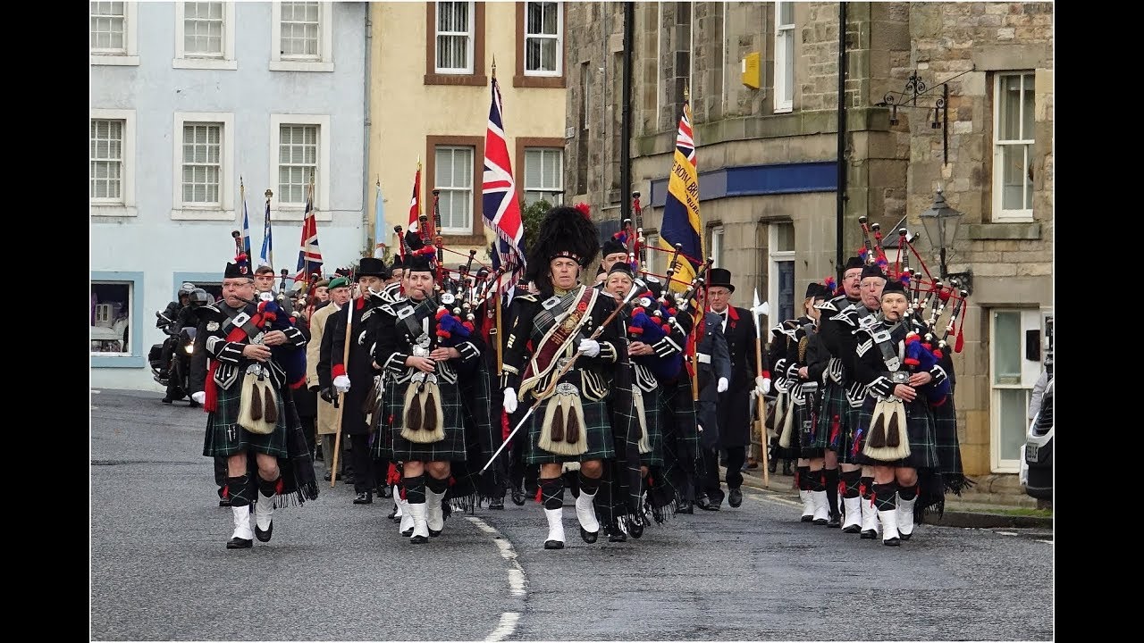 Parade to War Memorial Jedburgh November 2019