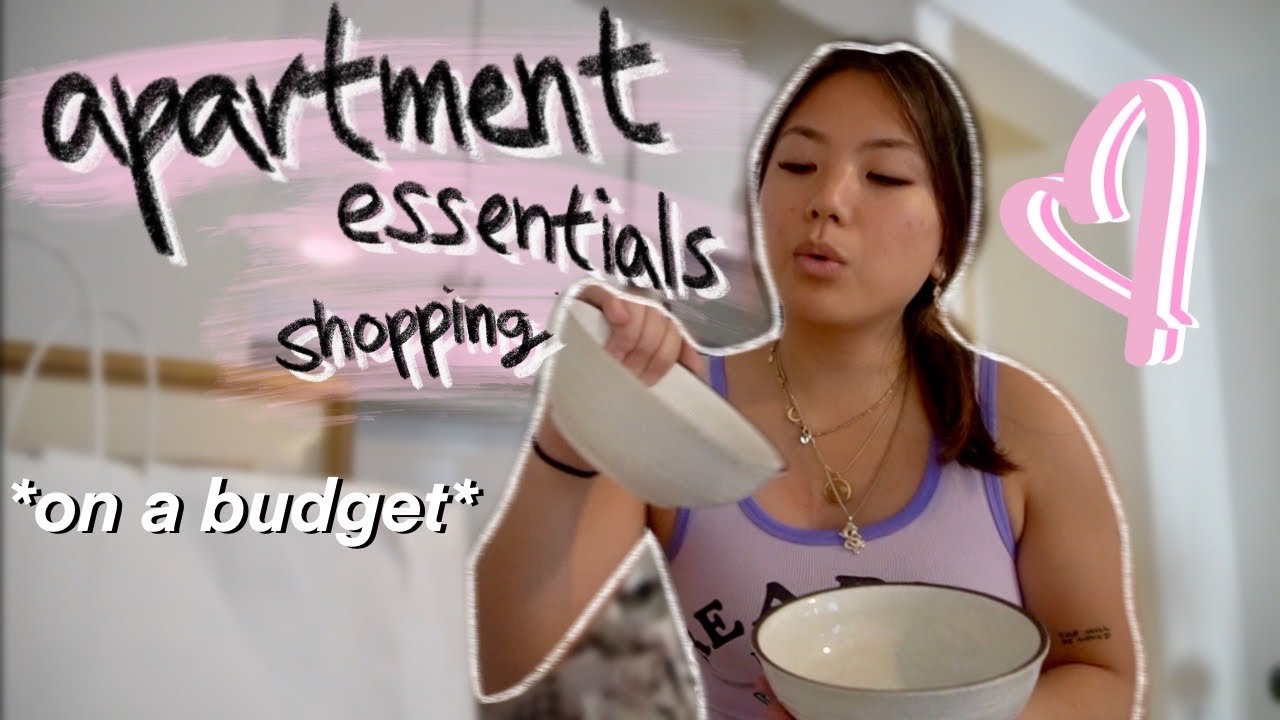 APARTMENT ESSENTIAL SHOPPING + HAUL *on a budget*