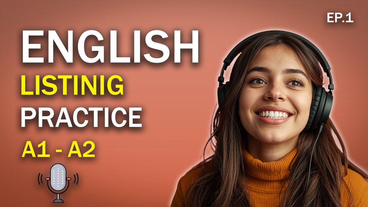 English Listening Practice: My First Trip to London (A1-A2 Beginner)