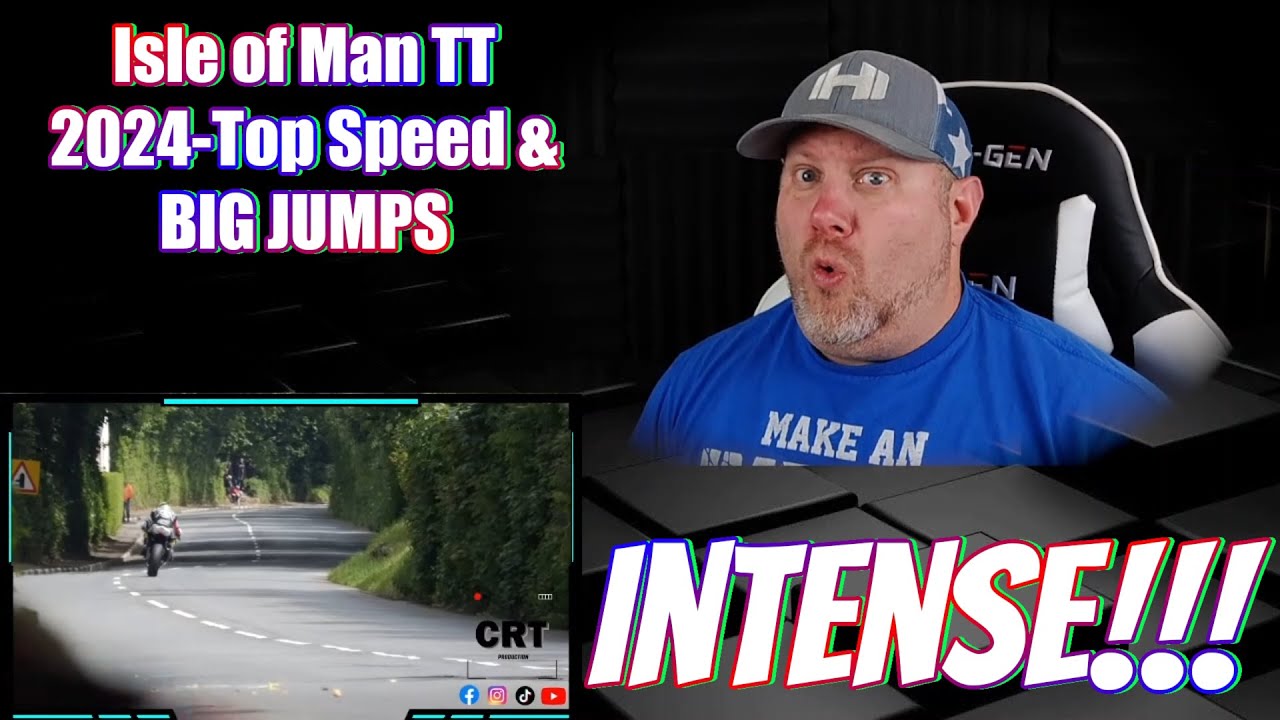 AMERICAN REACTS to Isle of Man TT 2024 - Top speed & BIG JUMPS