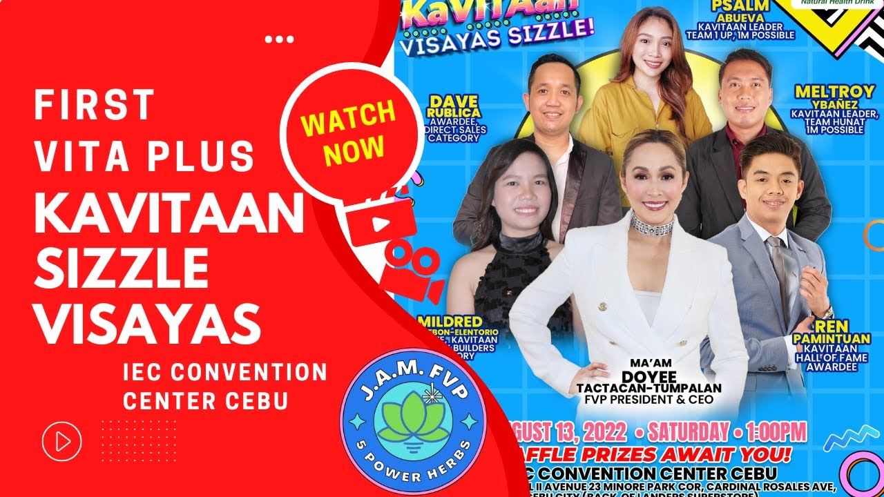 FIRST VITA PLUS KAVITAAN VISAYAS CEBU SIZZLE || IEC CONVENTION CENTER CEBU