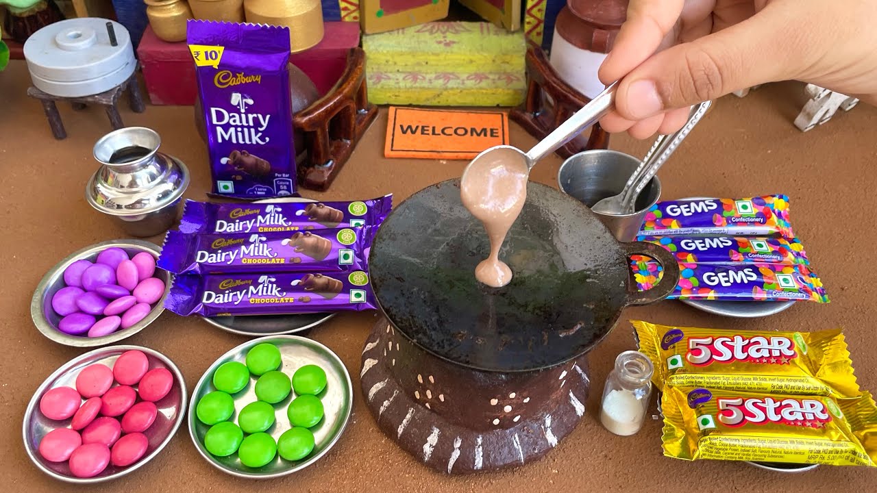 Рецепт миниатюрных доса с молочным шоколадом Dairymilk | Доса с молочным шоколадом Dairymilk | Ми...