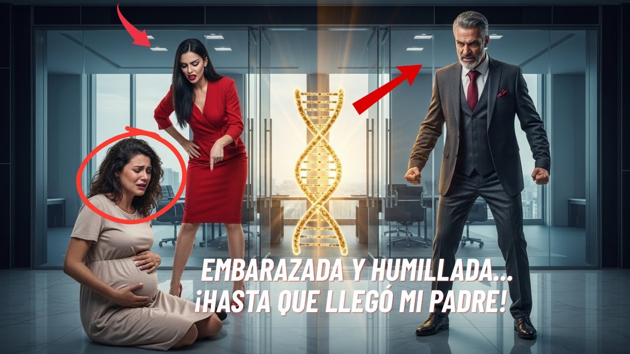 Sin saber que su esposa embarazada es hija de un multimillonario, su amante la humilla