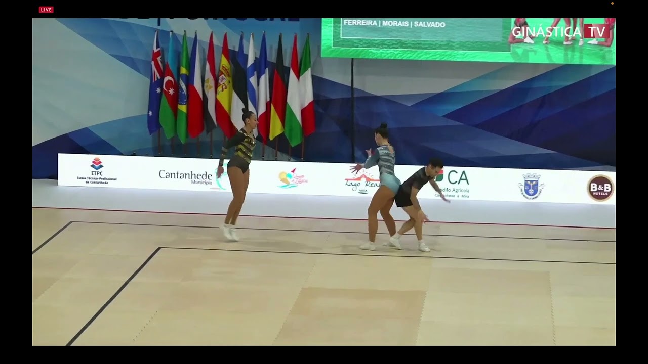 PORTUGAL 1 (POR 1) - 2024 AEROBICS WORLD CUP, CANTANHEDE - TRIO Qualifications TR
