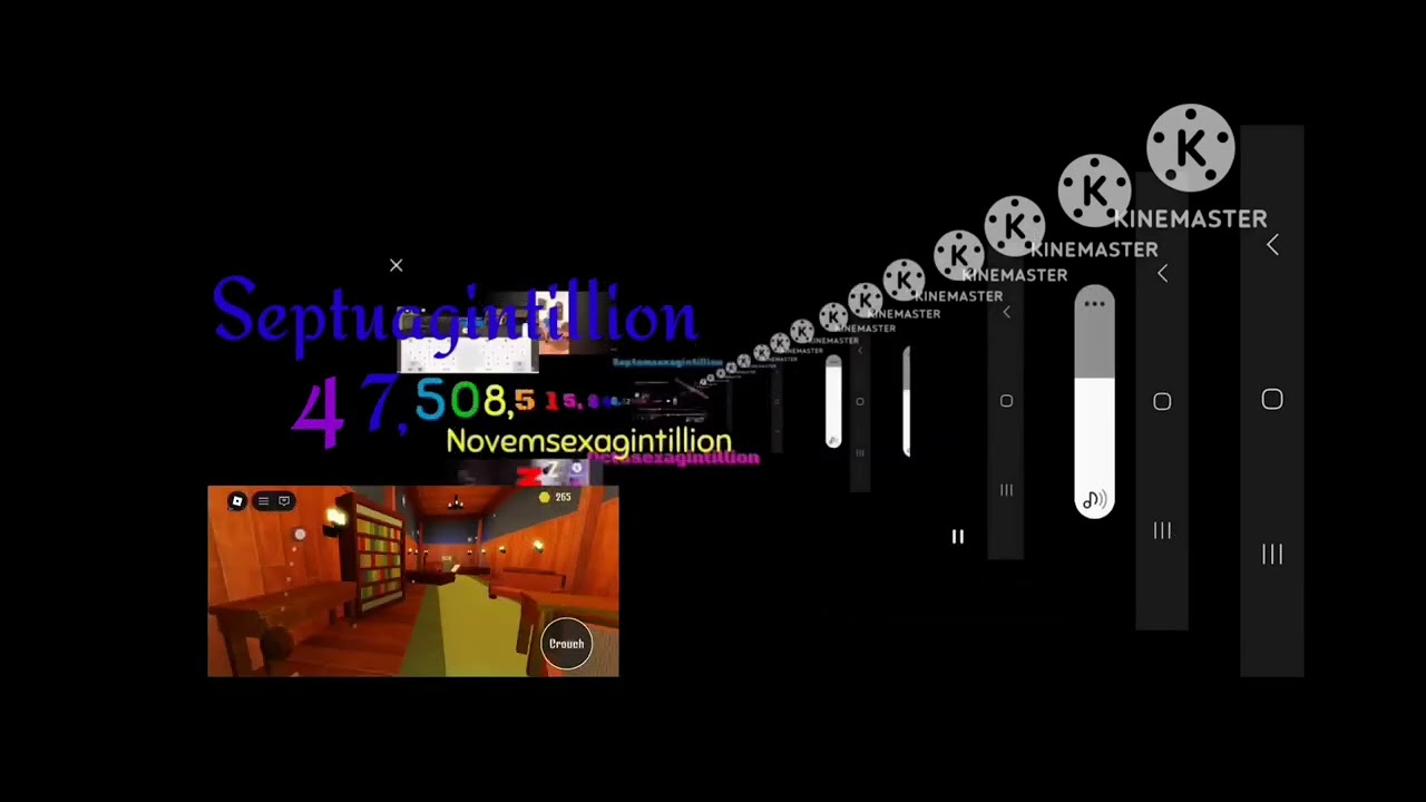 Number 0 TO 1 UNSEPTUAGINTILLION WITH SOUND