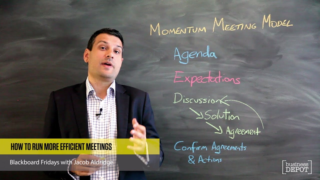How to run more efficient meetings – Blackboard Fridays Ep. 28