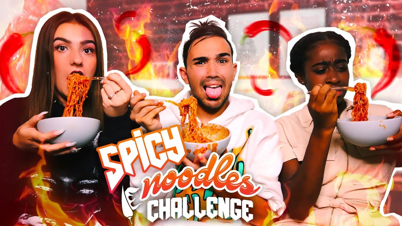 SPICY NOODLES CHALLENGE ?!! JustJonathan