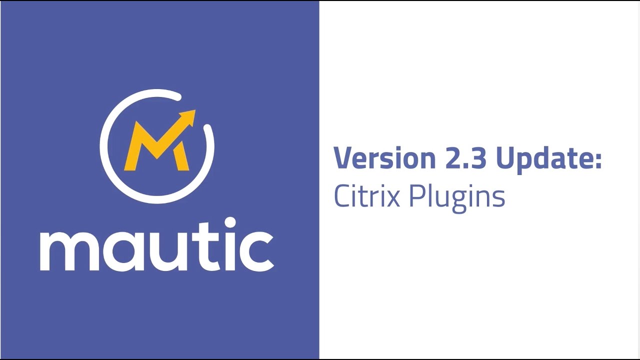 New Plugin for Mautic - Citrix