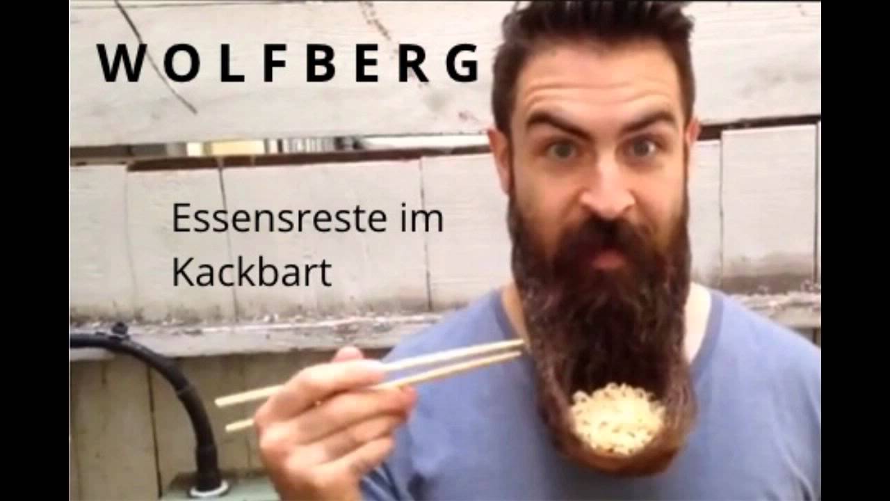 Wolfberg - Essensreste im Kackbart